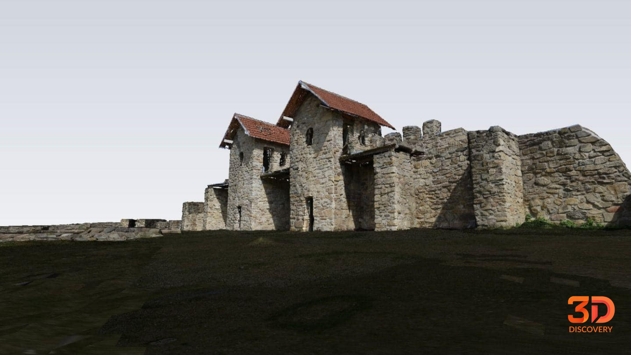 Castrul Roman Arutela — scanare laser 3D