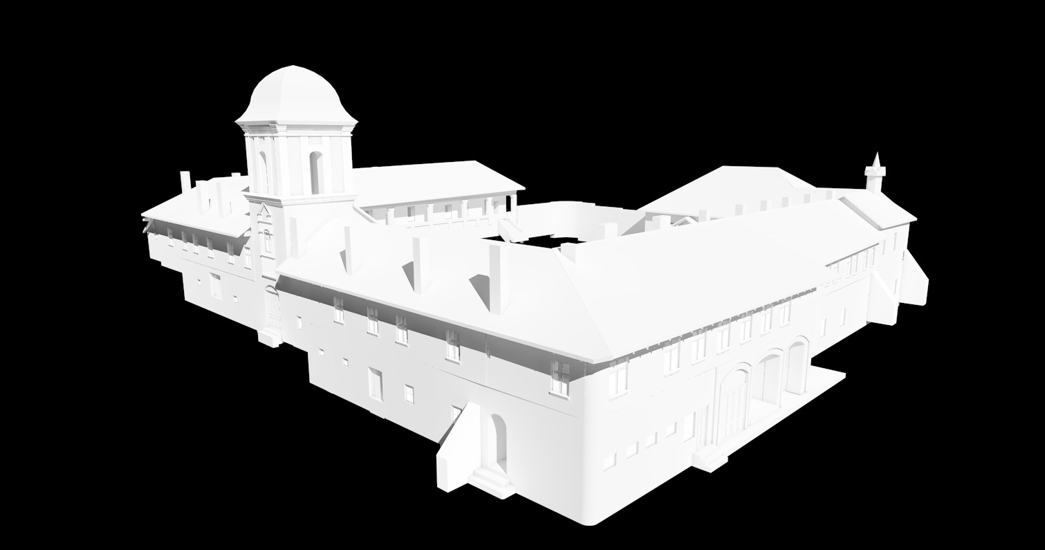 Mănăstirea Frăsinei — scanare laser 3D