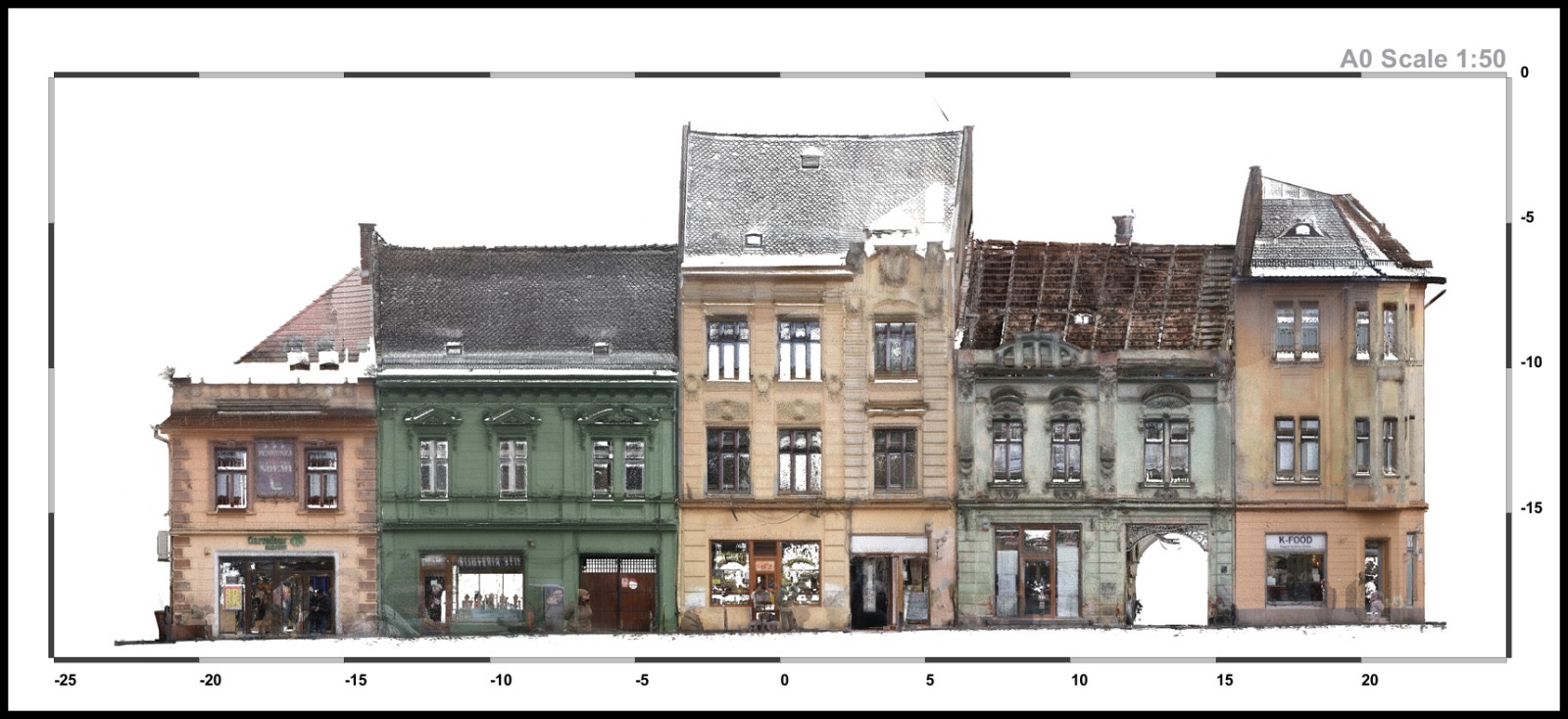 Desfășurată de fațade — documentare 3D Discovery în Brașov