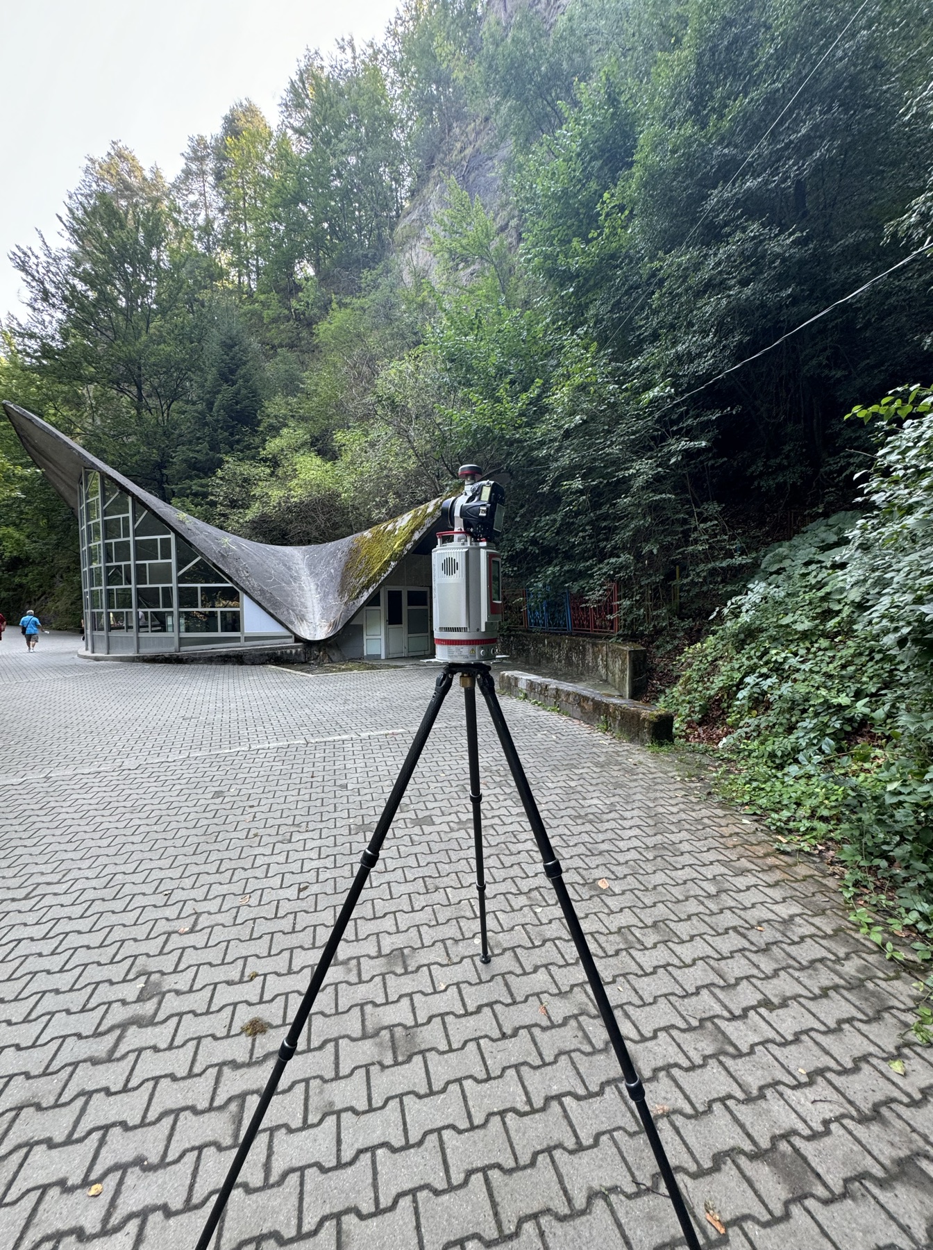 Scanare laser 3D la Izvorul 24 din Băile Olănești cu Riegl VZ-400i