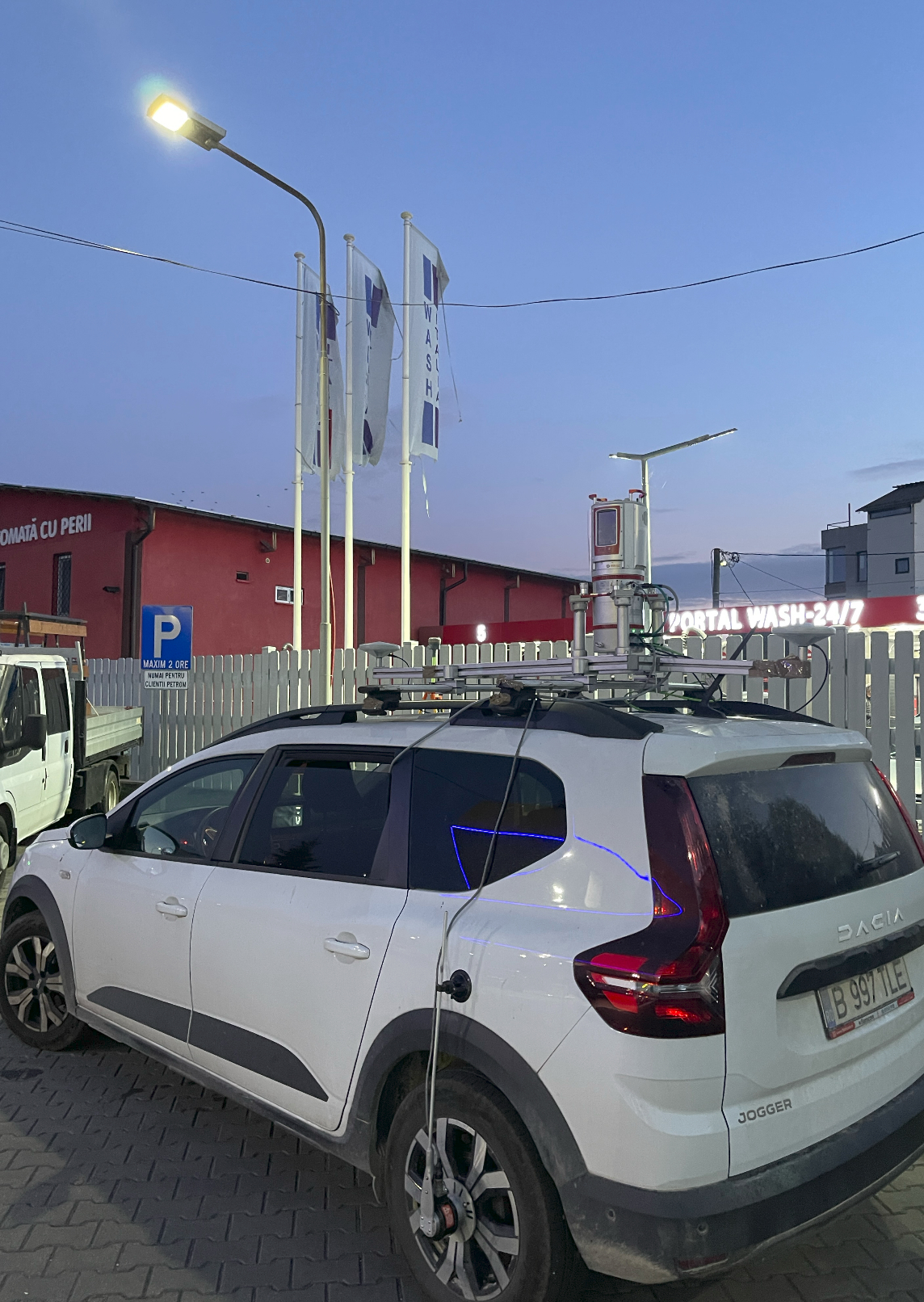 Sistem mobile mapping utilizat la măsurarea drumurilor din Râmnicu Vâlcea
