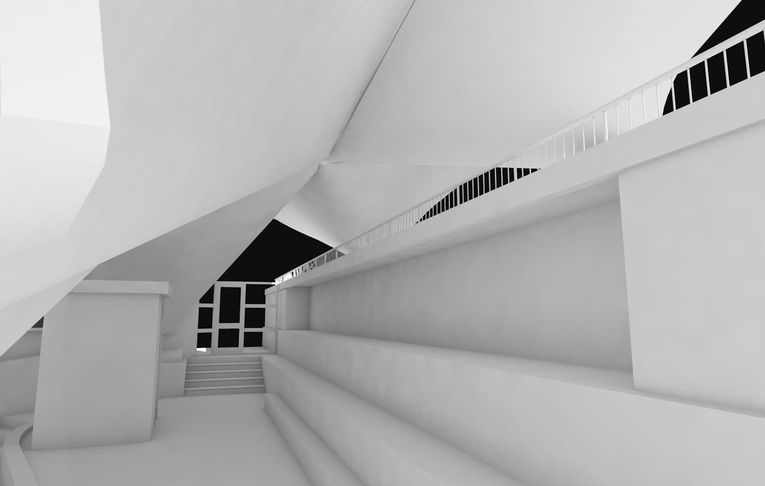 Model 3D interior al Izvorului 24 din Băile Olănești